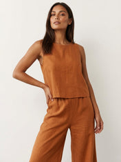 Amara Women's Loungewear Set | Airy Linen Fabric