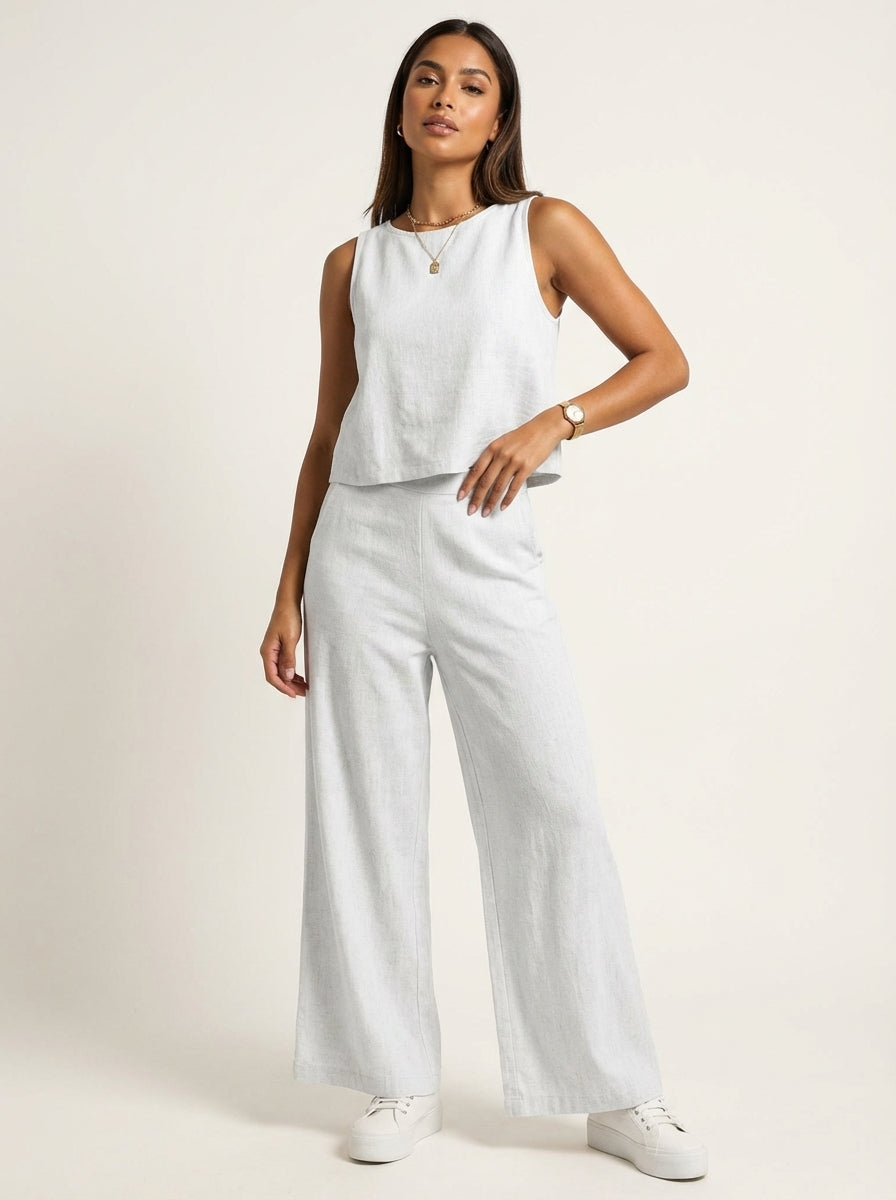 Amara Women's Loungewear Set | Airy Linen Fabric