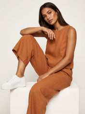 Amara Women's Loungewear Set | Airy Linen Fabric