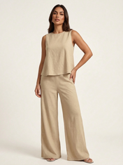 Amara Women's Loungewear Set | Airy Linen Fabric