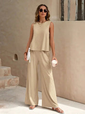 Amara Women's Loungewear Set | Airy Linen Fabric