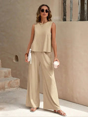 Amara Women's Loungewear Set | Airy Linen Fabric
