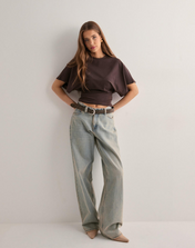 Amaya Women's T Shirt | Wide Sleeves Fitted Waist