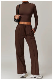 Amber Women's Joggers | Soft Fabric with Elastic Waistband