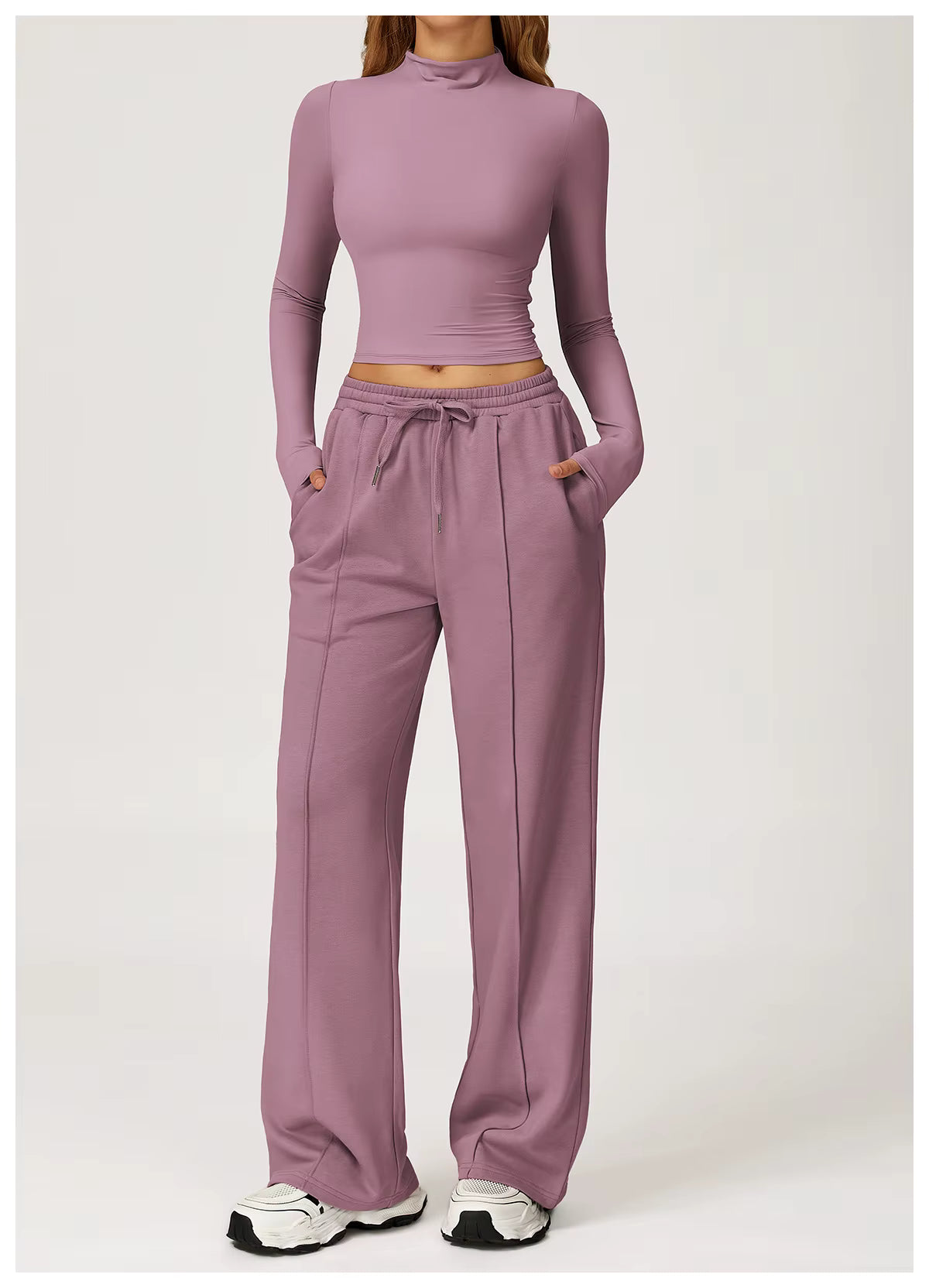 Amber Women's Joggers | Soft Fabric with Elastic Waistband
