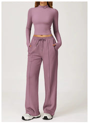 Amber Women's Joggers | Soft Fabric with Elastic Waistband