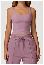 Amber Women's Tank Top | Sleeveless Square Neckline