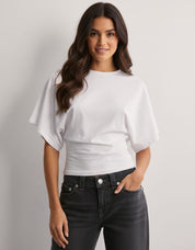 Ava Women's T-Shirt | Wide Sleeve Relaxed Fit Top