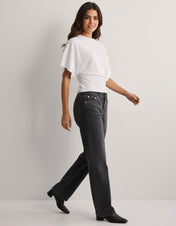 Ava Women's T-Shirt | Wide Sleeve Relaxed Fit Top