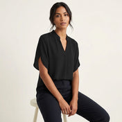 Ava Women's Blouse | V-Neck Design for Summer Tops