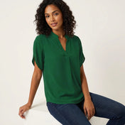 Ava Women's Blouse | V-Neck Design for Summer Tops
