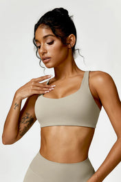 Madeline Women's Sports Bra | Heart-Shaped Neckline