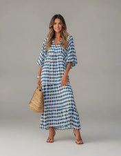 Bella Women's Summer Dress | V-Neck Design