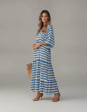 Bella Women's Summer Dress | V-Neck Design