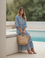 Bella Women's Summer Dress | V-Neck Design