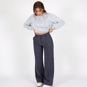 Bella Women's Trousers | High-Waist Straight Leg Design