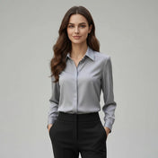 Clara Women's Blouse | Elegant Silk Design