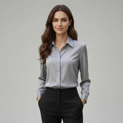 Clara Women's Blouse | Elegant Silk Design