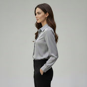 Clara Women's Blouse | Elegant Silk Design
