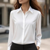 Clara Women's Blouse | Elegant Silk Design