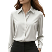 Clara Women's Blouse | Elegant Silk Design