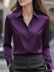 Clara Women's Blouse | Elegant Silk Design