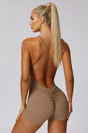 Cora Women's Jumpsuit | Cross-Back Design