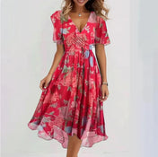 Daisy Women's Wrap Dress | Floral Print Design