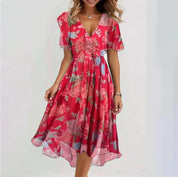 Daisy Women's Wrap Dress | Floral Print Design