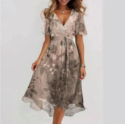 Daisy Women's Wrap Dress | Floral Print Design