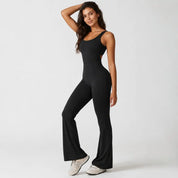 Elena Women's Jumpsuit | Flared Design with V-Back