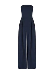 Ella Women's Jumpsuit | Strapless Design with Wide Legs