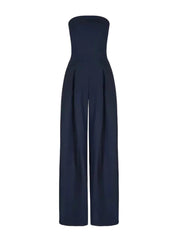Ella Women's Jumpsuit | Strapless Design with Wide Legs