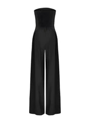Ella Women's Jumpsuit | Strapless Design with Wide Legs