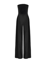 Ella Women's Jumpsuit | Strapless Design with Wide Legs