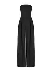 Ella Women's Jumpsuit | Strapless Design with Wide Legs