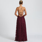 Ella Women's Evening Dress | Floral Print Design