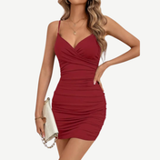 Ella Women's Summer Dress | Wrap-Style V-Neck Mini