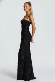 Fiona Women's Maxi Dress | Elegant Lace Details