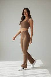 Fiona Women's Flare Leggings | Seamless Design