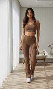 Fiona Women's Flare Leggings | Seamless Design