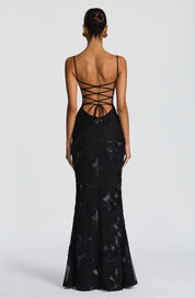 Fiona Women's Maxi Dress | Elegant Lace Details