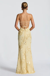 Fiona Women's Maxi Dress | Elegant Lace Details