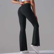 Fiona Women's Workout Pants | High Waist Flared Fit