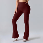 Fiona Women's Workout Pants | High Waist Flared Fit
