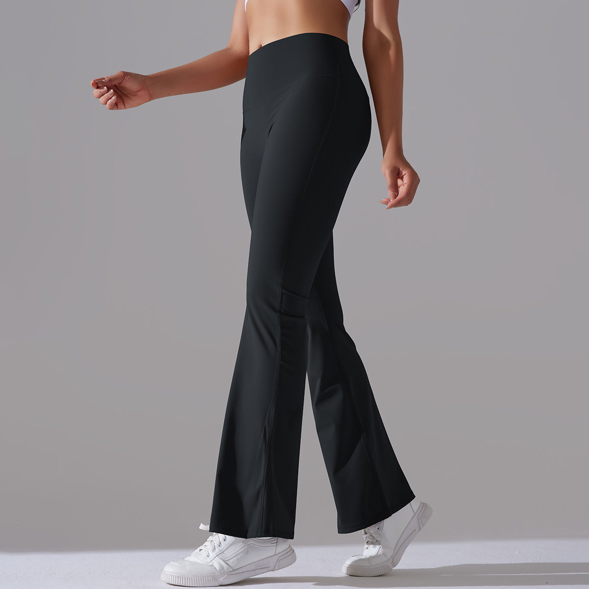Fiona Women's Workout Pants | High Waist Flared Fit