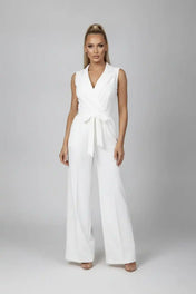 Giuliana Women's Jumpsuit | Sleeveless Design with V-Neck