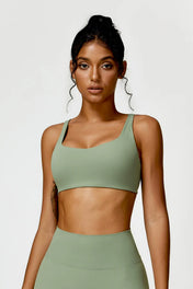 Madeline Women's Sports Bra | Heart-Shaped Neckline