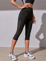 Hannah Women's Capri Leggings | High Waist Design with Pockets