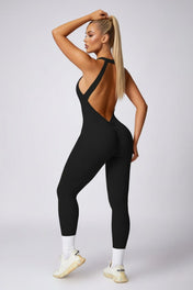 Isabella Women's Jumpsuit | High Neck Hollow Back Design
